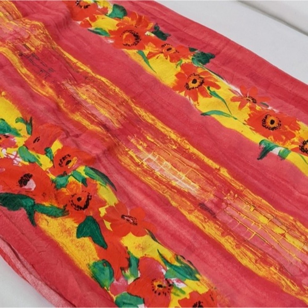 JAMS WORLD Tie Wrap Maxi Fida Fire Daisy Skirt - Picture 10 of 12